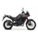 SILENCIEUX BAS HP CORSE HOM SP-1 CARBON SHORT TITANE NOIR HONDA XL750 TRANSALP