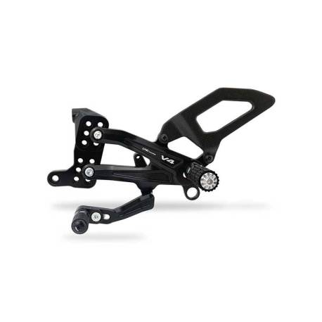 Adjustable Rearset Footpegs Ducati Streetfighter V4 Carbon