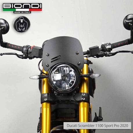 SAUT DE VENT CAFFE NOIR SATINE SCRAMBLER BIONDI