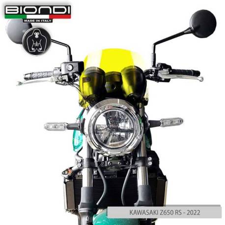 SAUT DE VENT CAFFE JAUNE Z650RS BIONDI