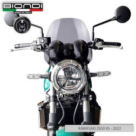 SAUT DE VENT SPORT FUME CLAIR Z650RS BIONDI