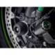 Roulette de protection d'axe de roue avant Evotech Performance Kawasaki ZX-10R (2021+) Ninja H2 (2015+)