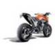 Ruedas de protección de eje de rueda trasera Evotech Performance KTM 790 Duke (2018+)