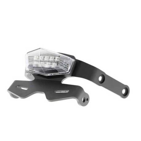 Soporte de matrícula Evotech KTM 690 Duke 2012 - 2019 (luz trasera blanca)