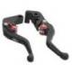 Evotech kit leviers de frein et embrayage courts fixes - Honda Black Spirit (201