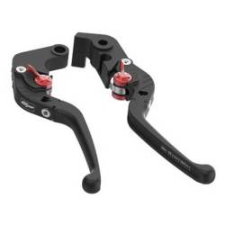 Evotech kit leviers de frein et embrayage longs repliables - Aprilia Shiver SL 7