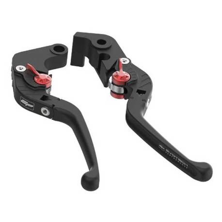 Evotech kit leviers de frein et embrayage longs repliables - Aprilia Shiver SL 7