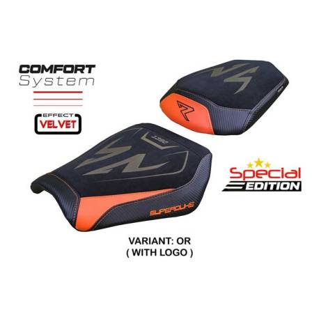 HOUSSE DE SELLE COMPATIBLE KTM 1390 SUPER DUKE R (DE 2024) MODÈLE KALIX SPECIAL