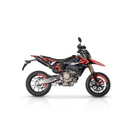 PAIRE DE SILENCIEUX TITANE NOIR HOMOLOGUE TRICONE DUCATI HYPERMOTARD 698