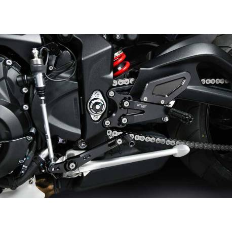 TRIUMPH STREET TRIPLE 765 R/RS/MOTO2 COMMANDES RECULEES INVERSEES OU NON